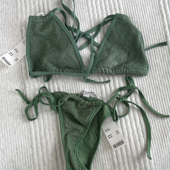 UO glitter bikini set (new w/o tags) - Picture 3 of 3